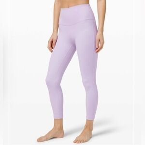 NWOT Lululemon Align Pant Legging Tight 25” Double Lined Lavender Dew Size 4